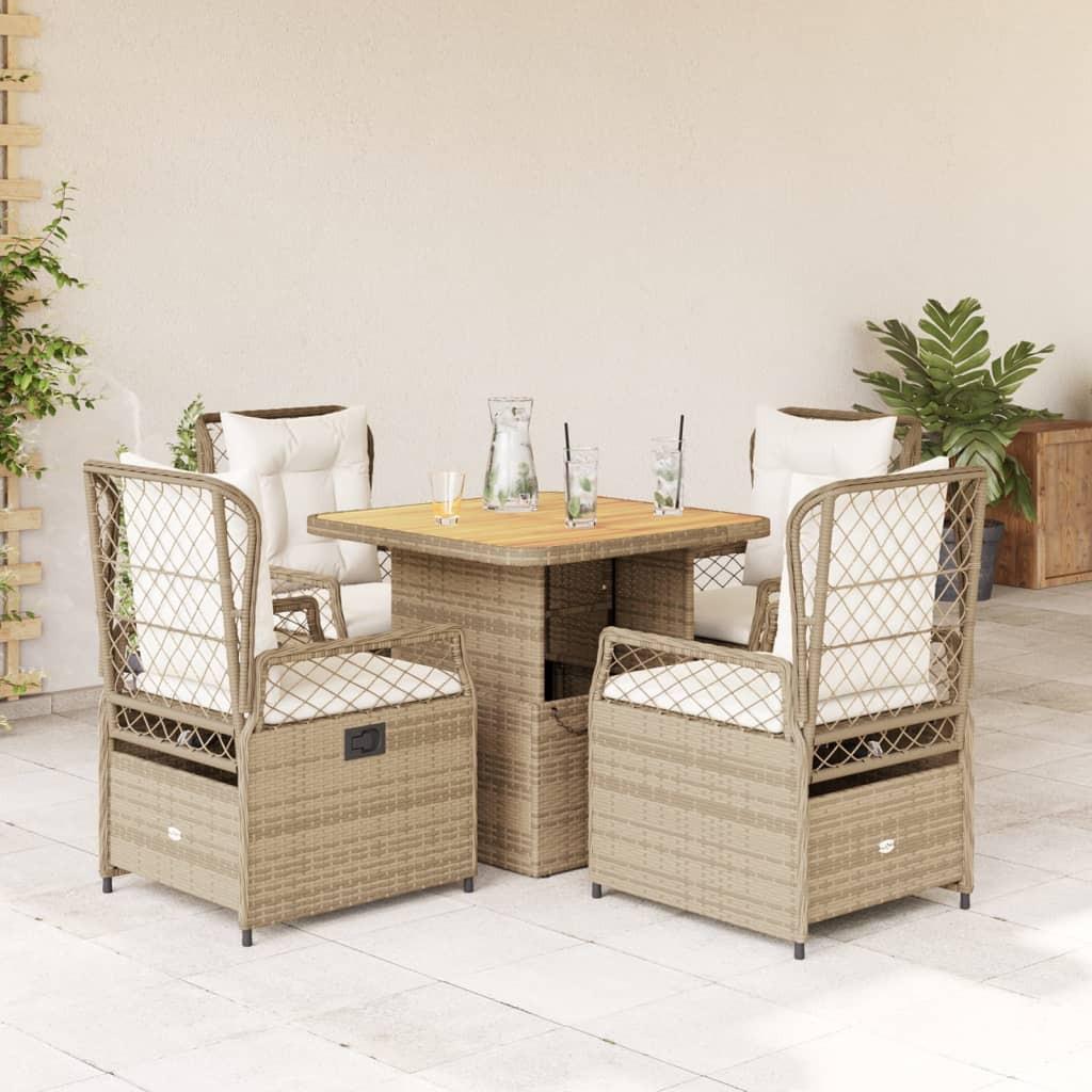 VidaXL Garten essgruppe poly-rattan