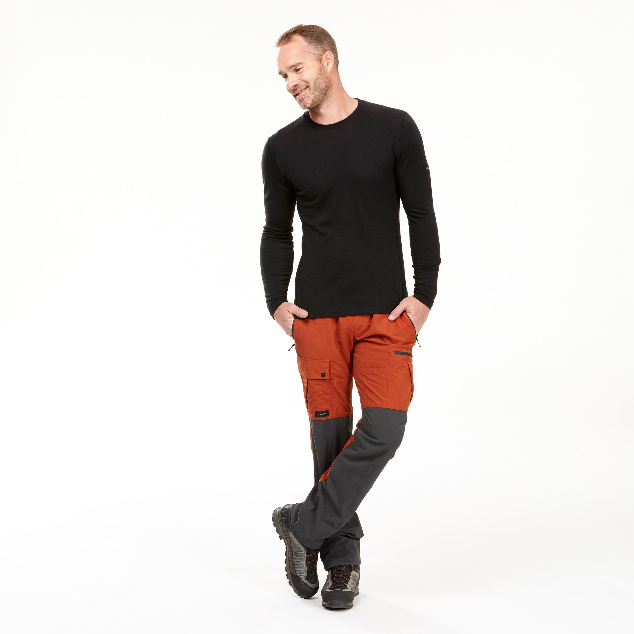 FORCLAZ Langarmshirt - TREK 500 MERINO PURE