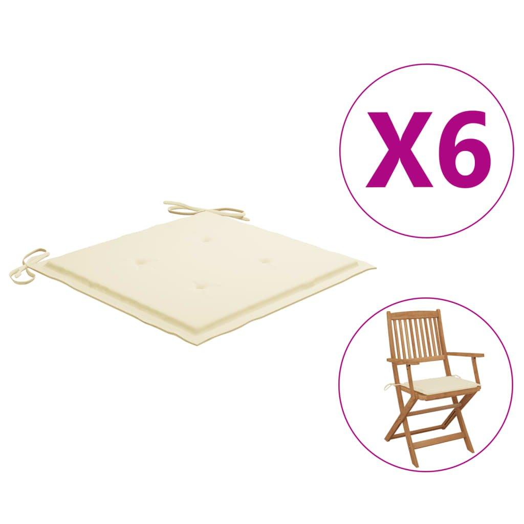 VidaXL Gartenstuhl-kissen 6 stk. stoff gewebe