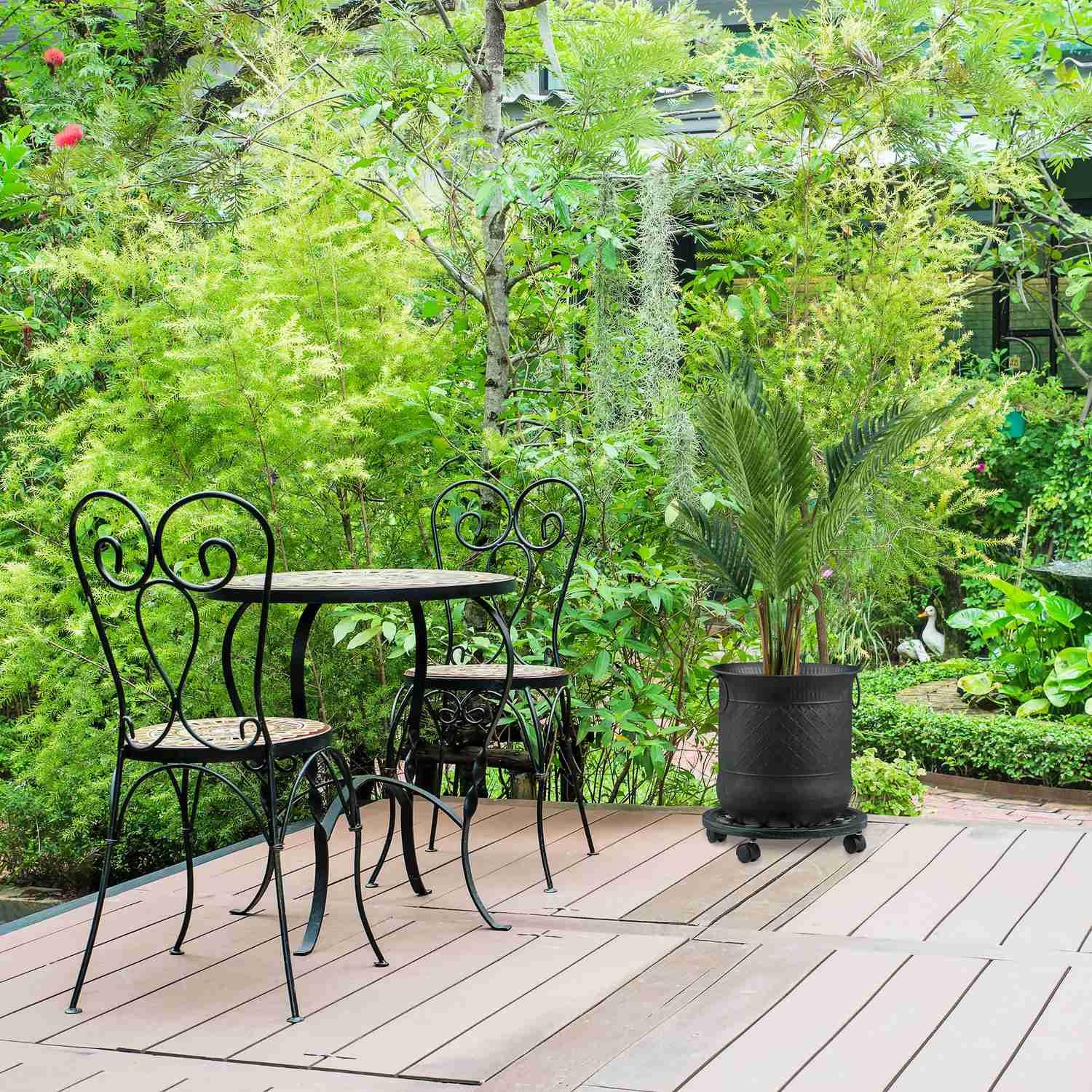 B2X Runde Rollplatte für Topfpflanzen