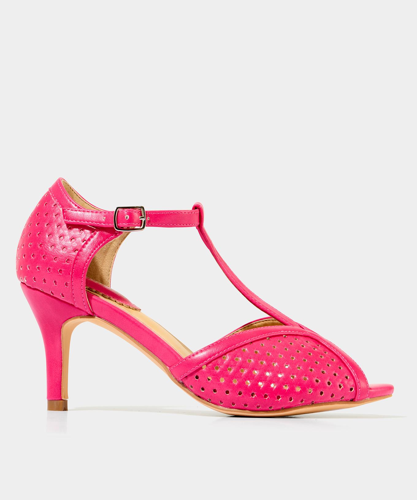 Joe Browns Laser geschnittene T-Bar Absätze