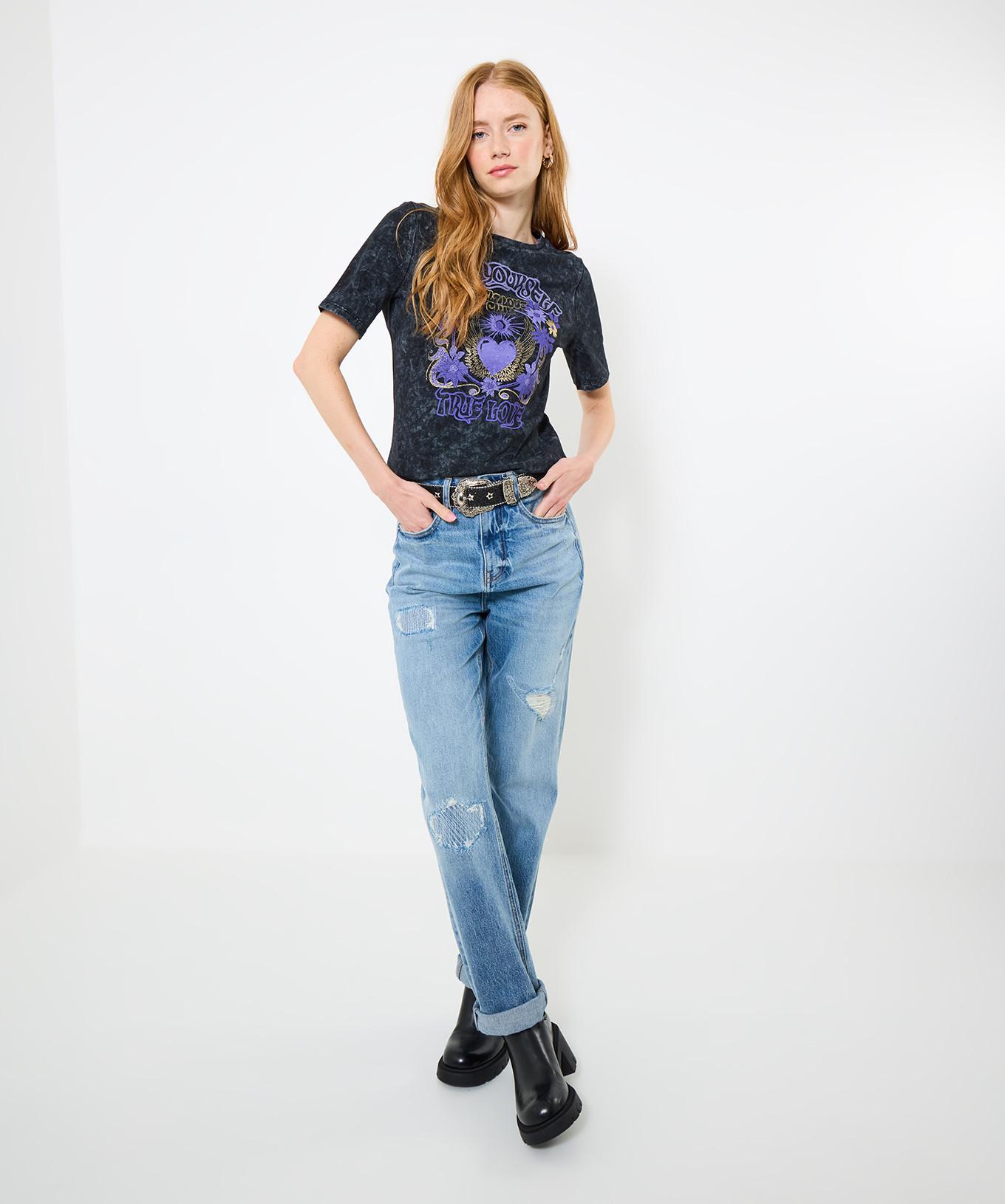 Joe Browns Mystisches Boho-T-Shirt mit Rundhals und kurzen Ärmeln