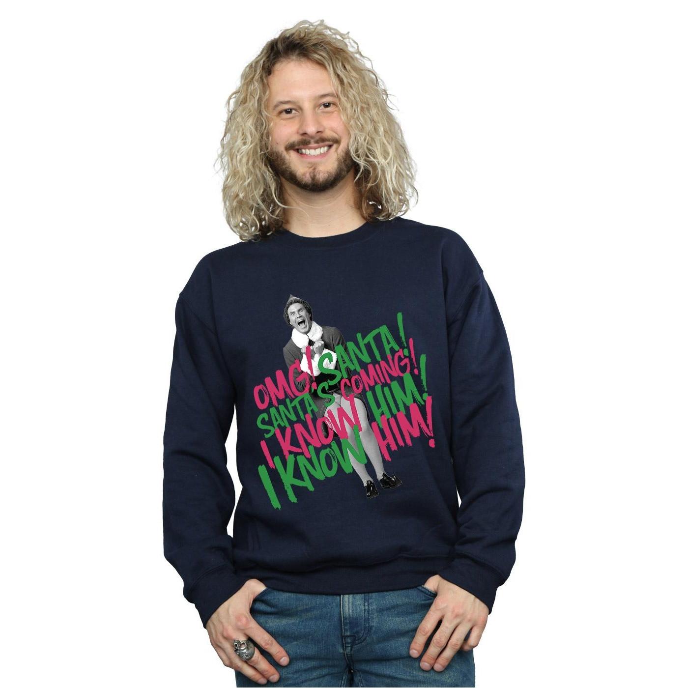 Elf Santa's Coming Sweatshirt