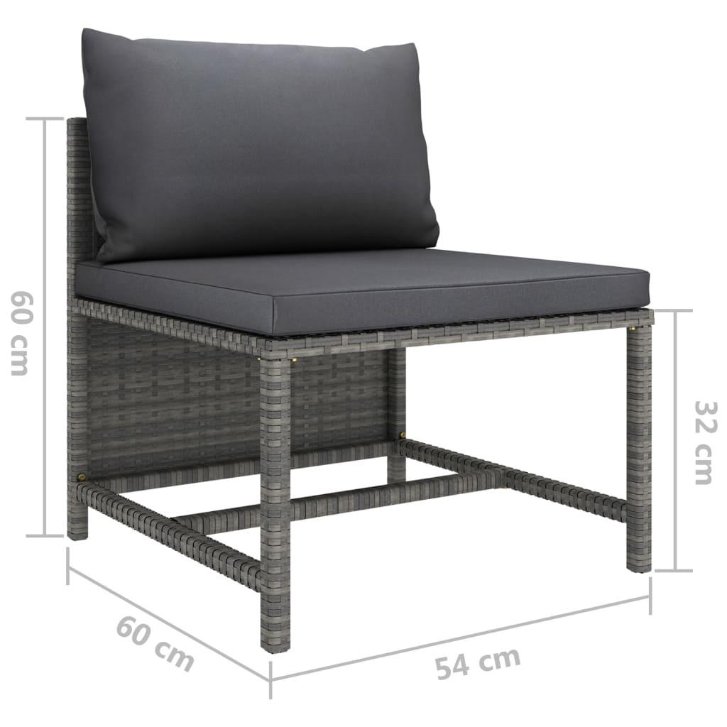 VidaXL Garten-lounge-set poly-rattan