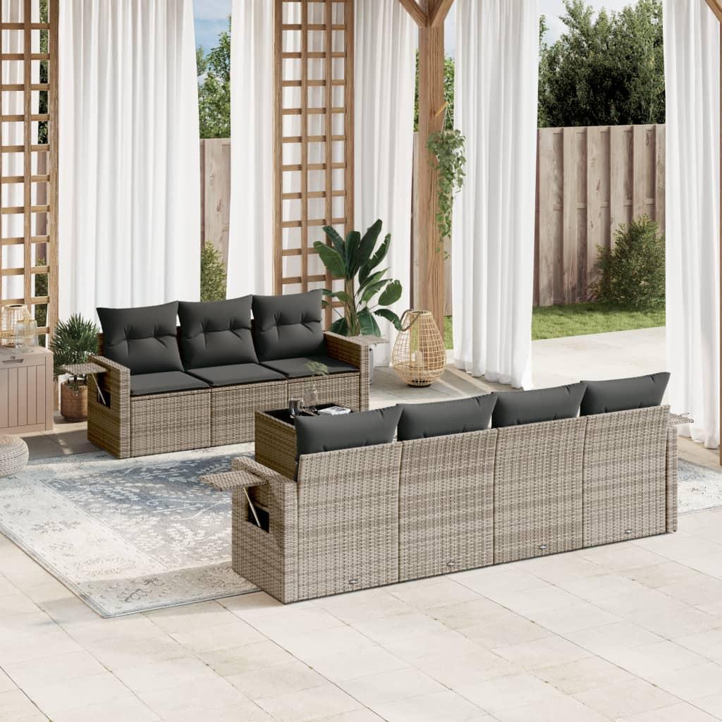 VidaXL Garten sofagarnitur poly-rattan