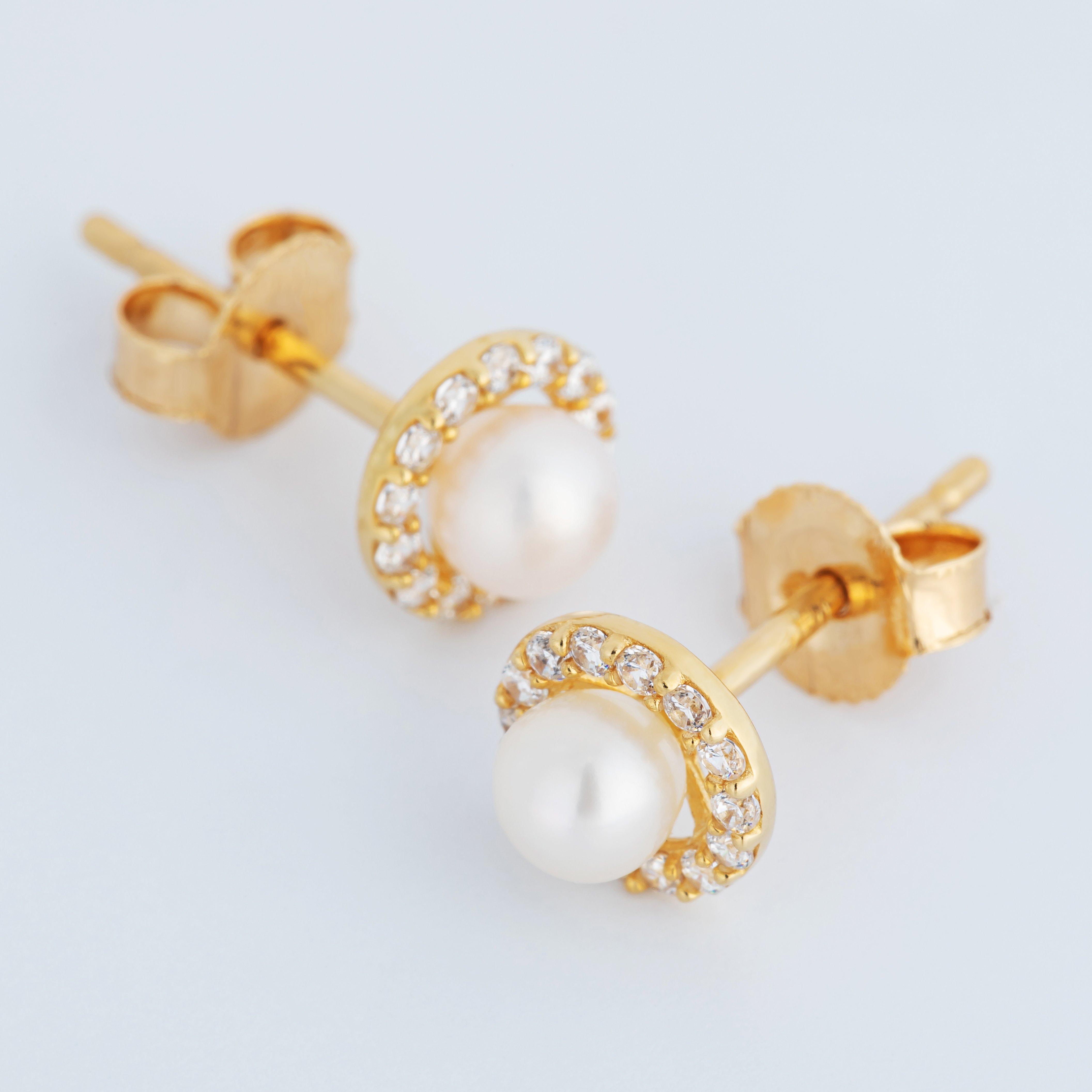 L' Atelier Gold 18 Karat by Manor Ohrringe