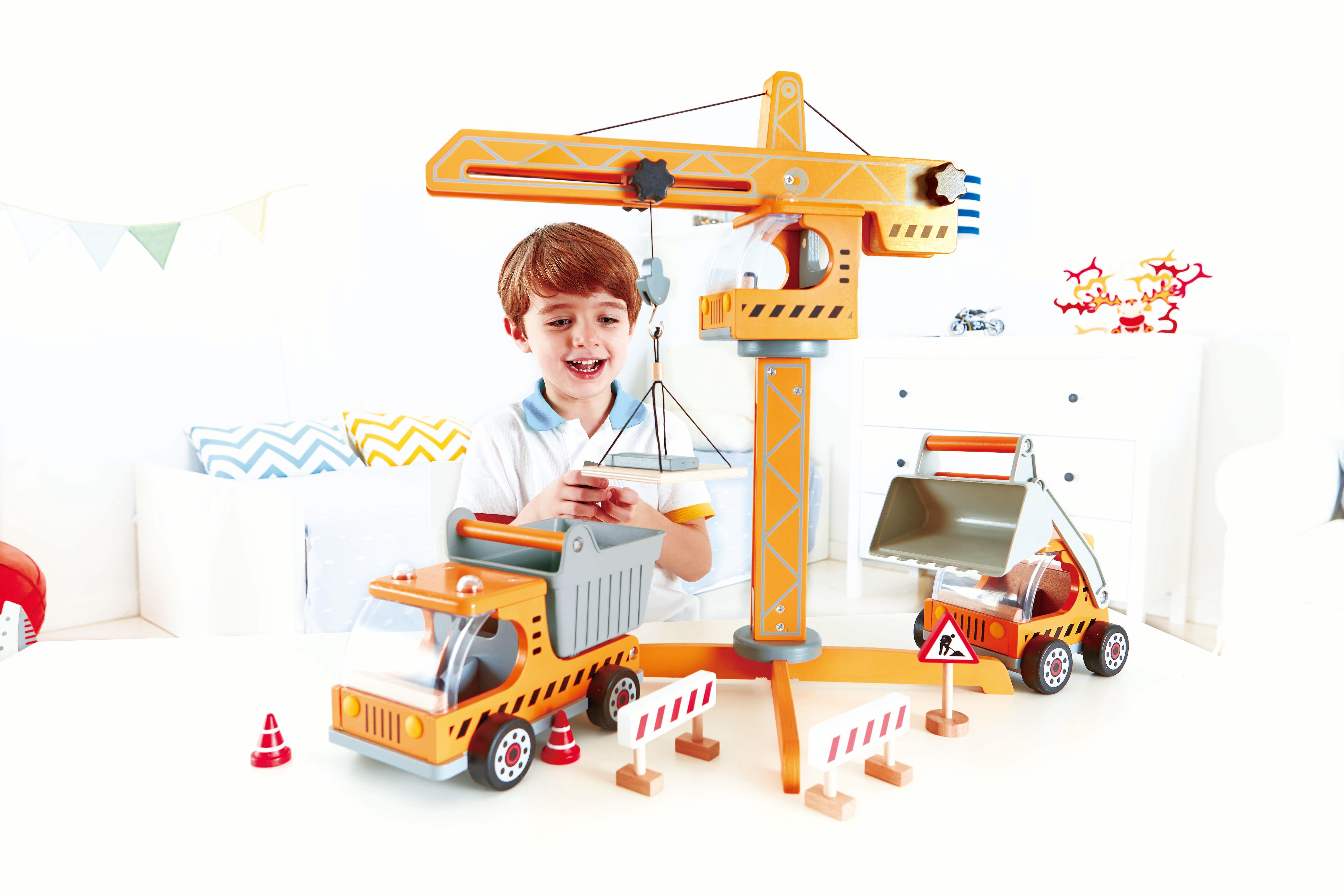 Hape Grosser Holzbaukran