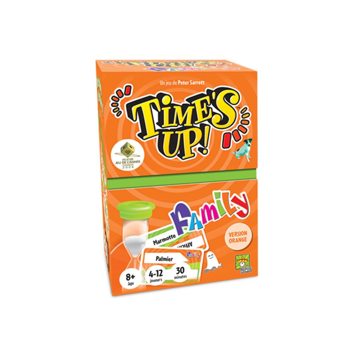 Asmodée Partyspiel Time's Up Family 2 Orange