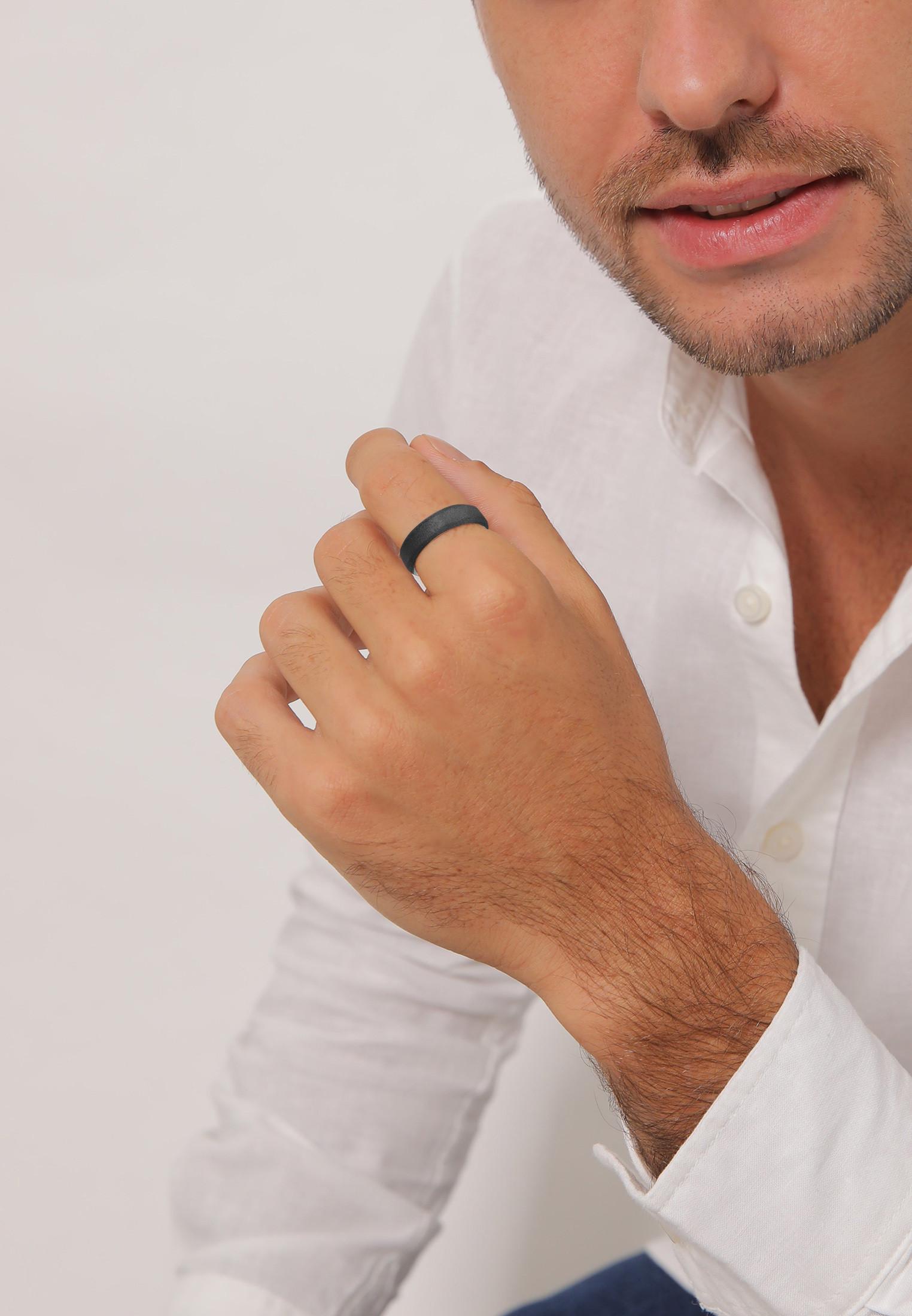 Kuzzoi Ring Bandring Basic 925 Silber