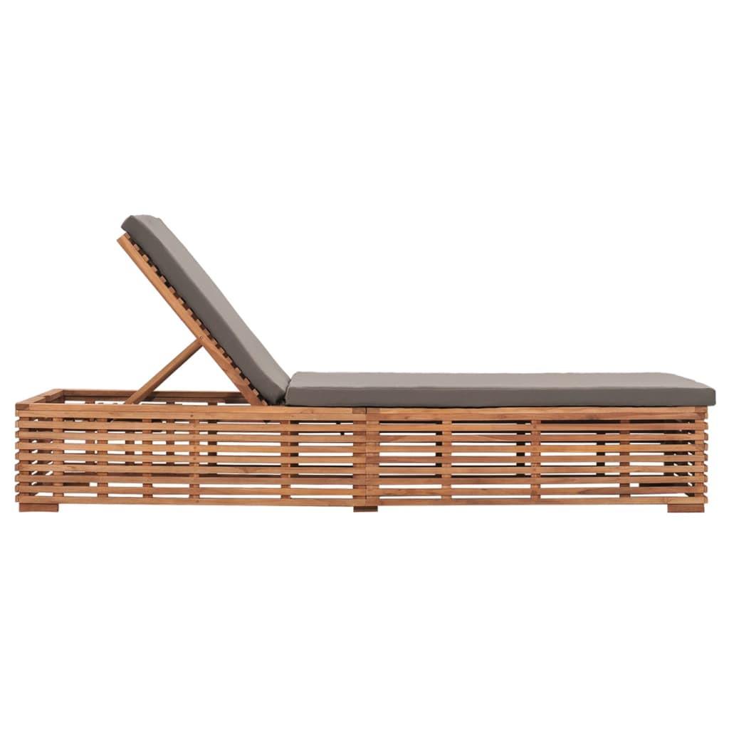 VidaXL Sonnenliege teak
