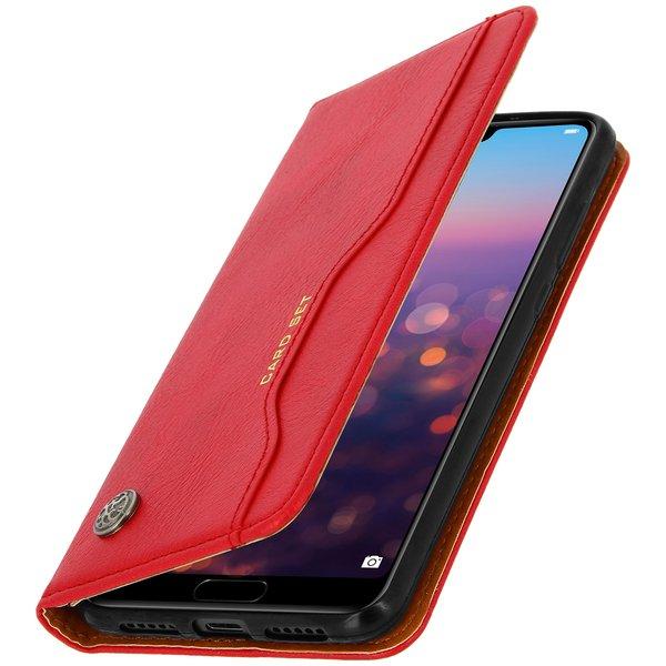 Avizar Lederhülle Huawei P20 Pro Rot