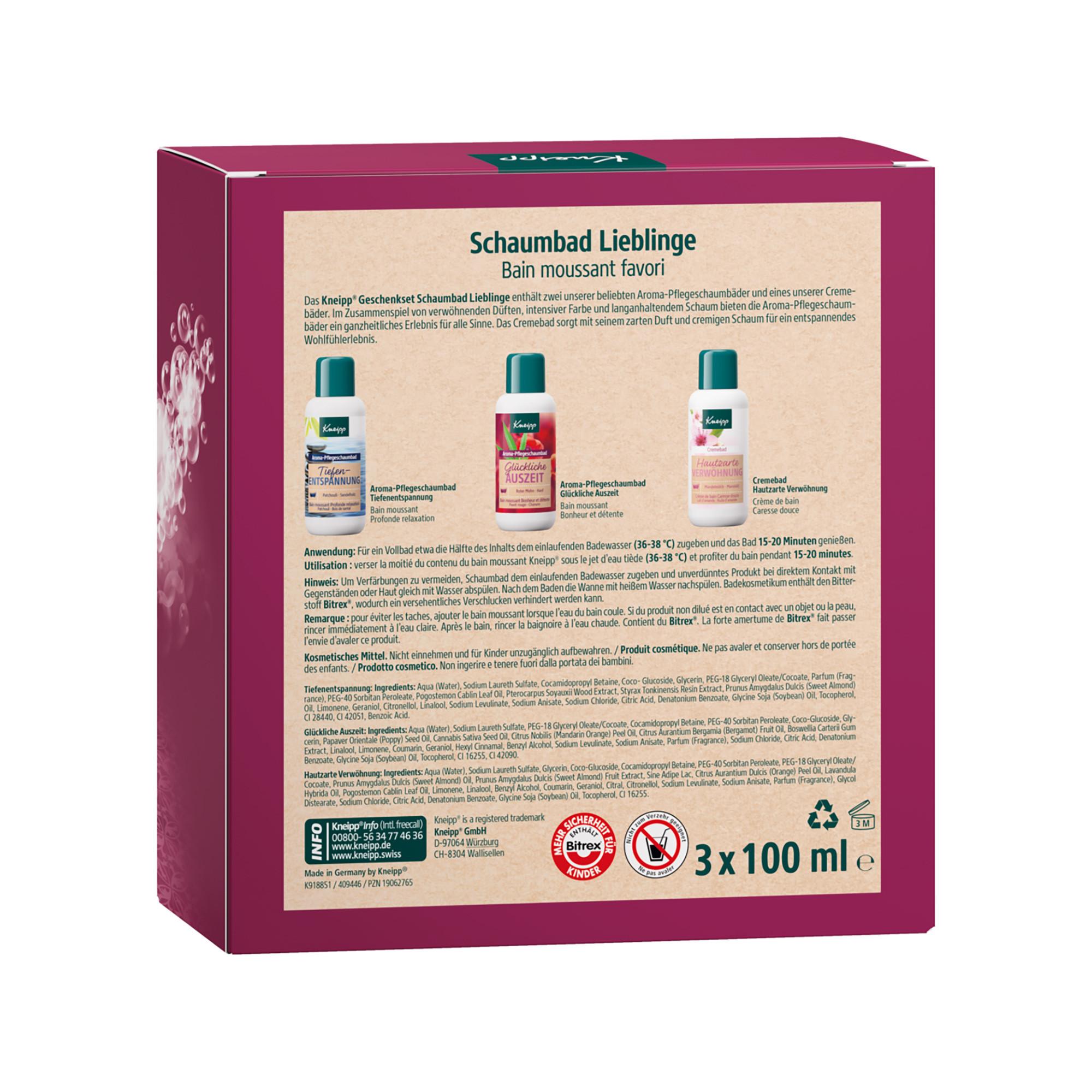 Kneipp Schaumbad Lieblinge Geschenkset