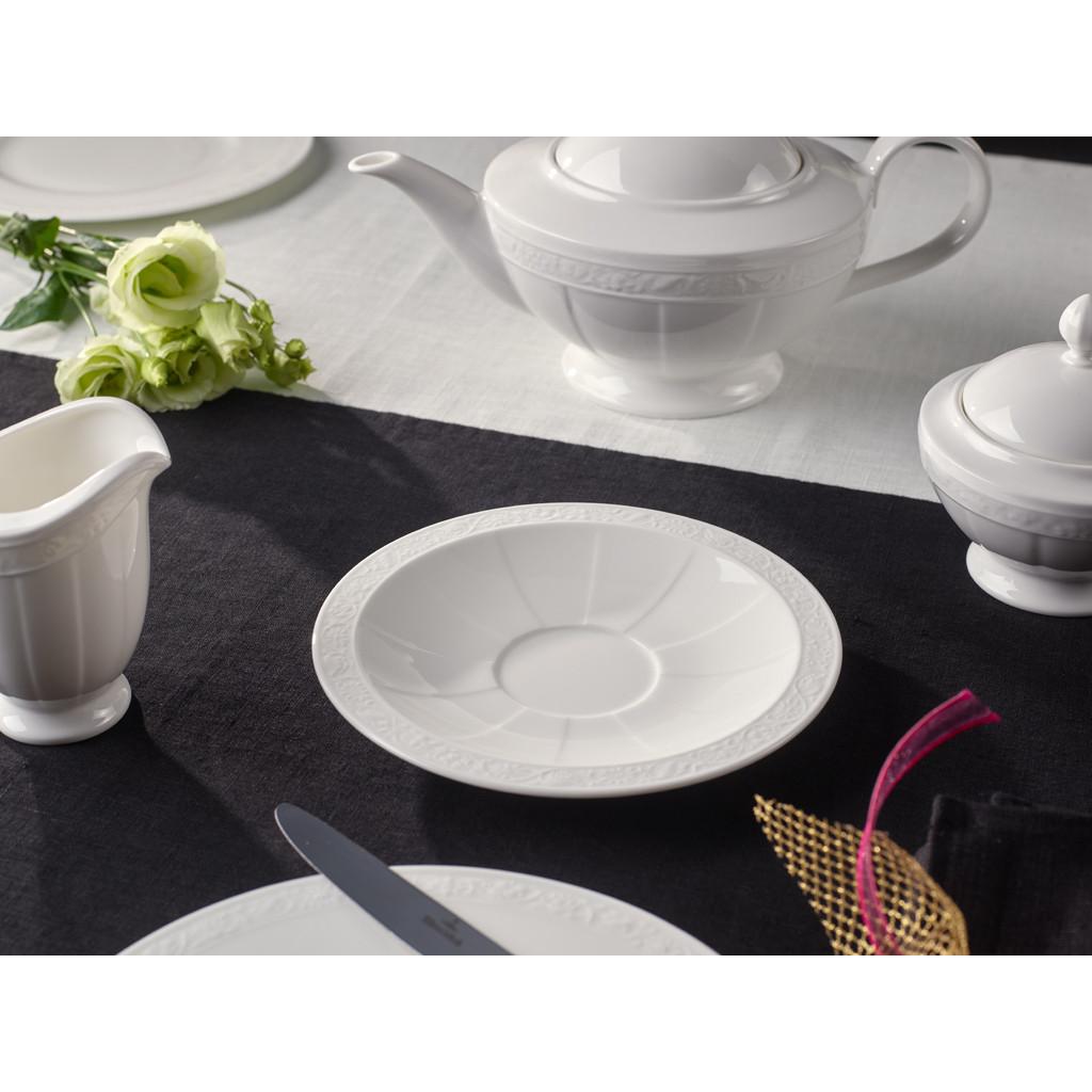Villeroy&Boch Frühstücks-/Suppenuntertasse White Pearl