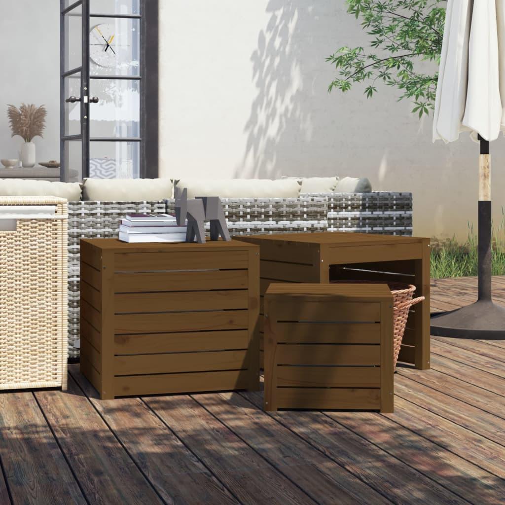 VidaXL Gartenbox set kiefernholz