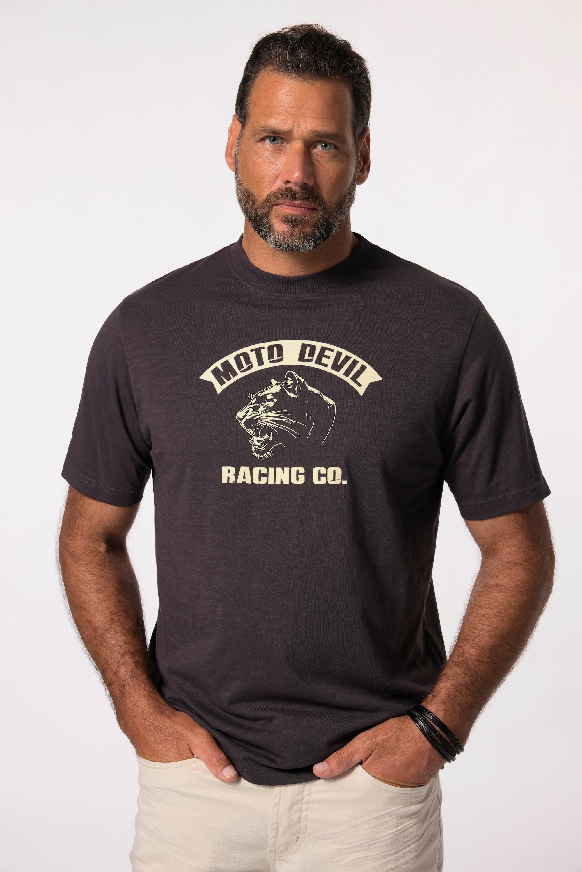 JP1880 Halbarm T-Shirt mit Brustprint