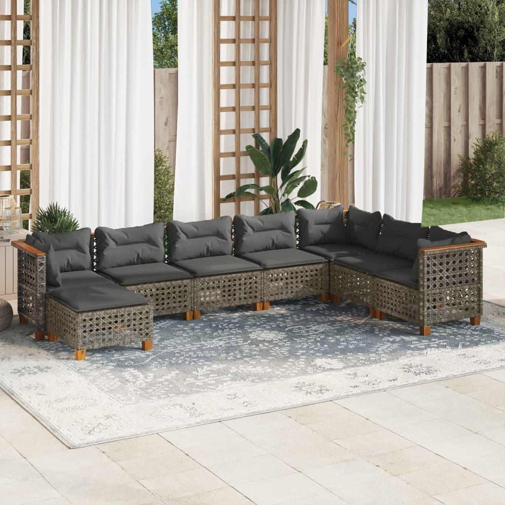 VidaXL Garten sofagarnitur poly-rattan