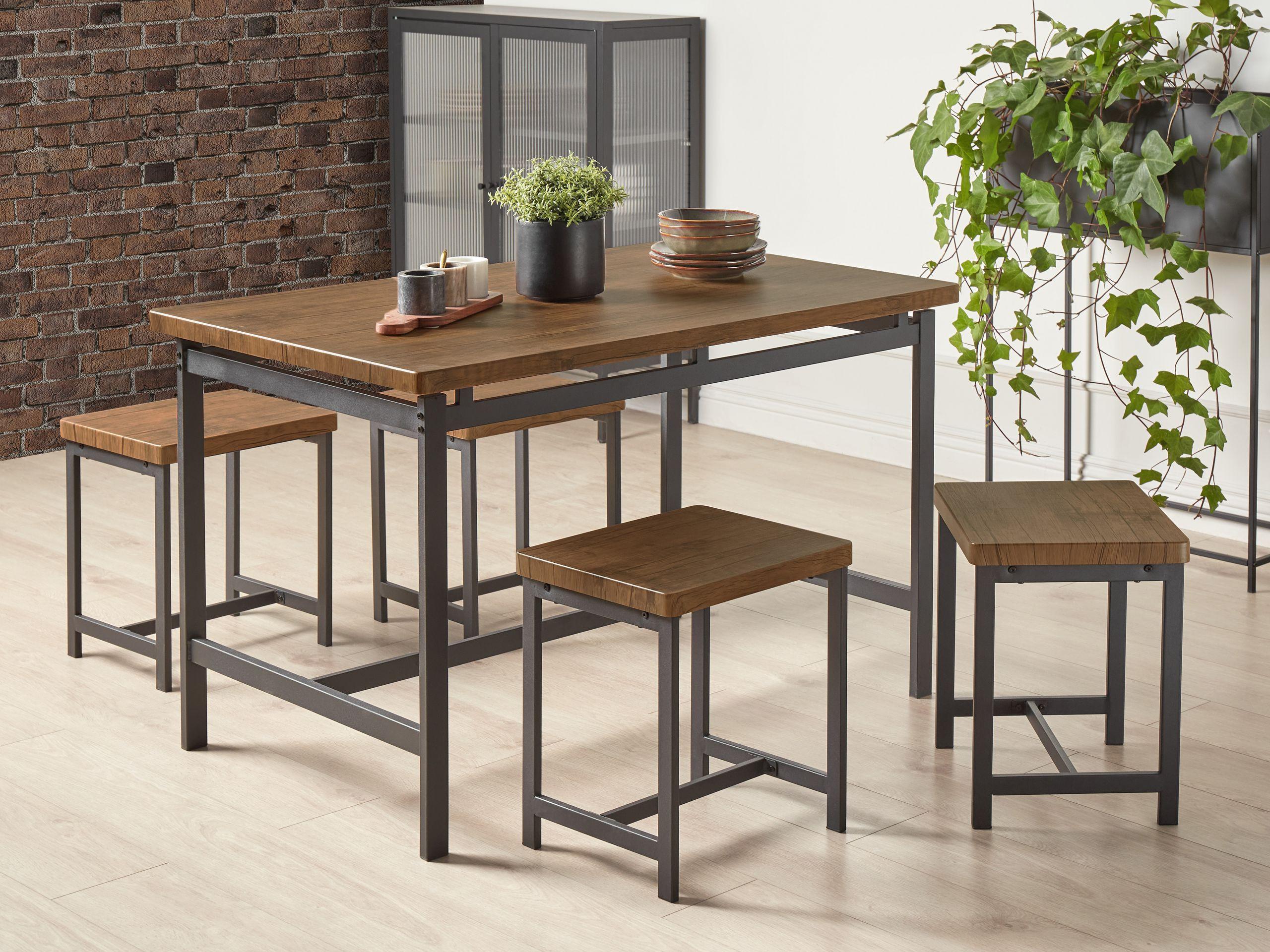 Beliani Esszimmer Set aus MDF-Platte Industriell ARLINGTON