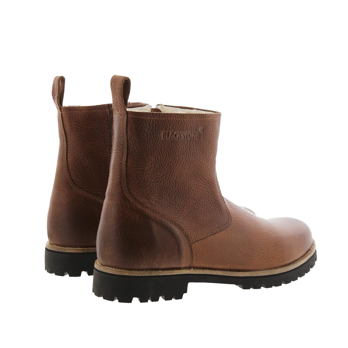 Blackstone schuhe zipper boot - fur