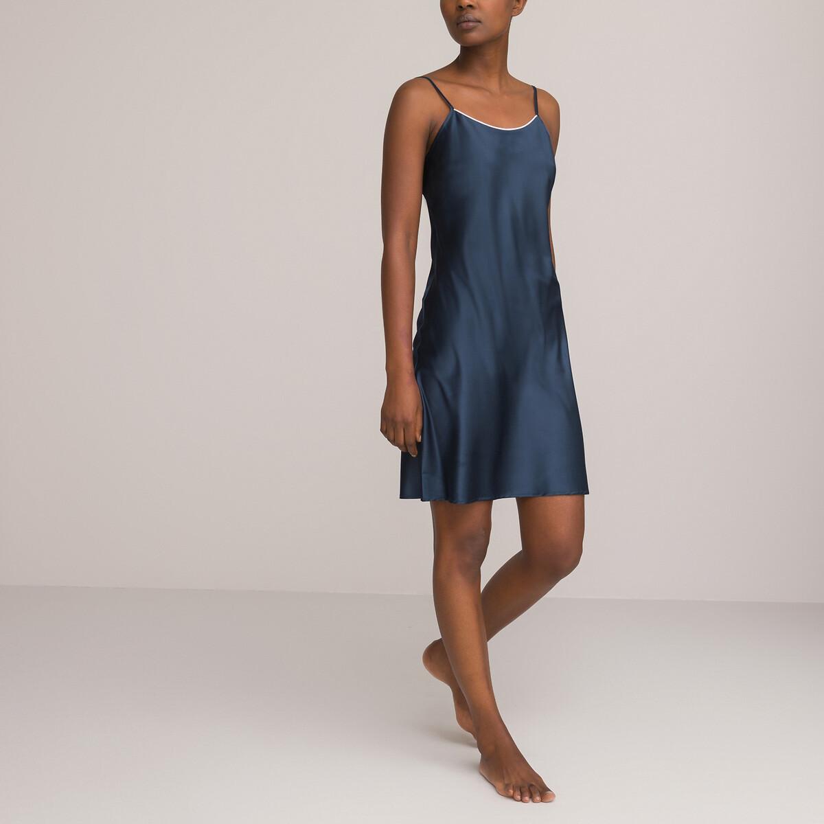 La Redoute Collections Nachthemd mit schmalen Trägern