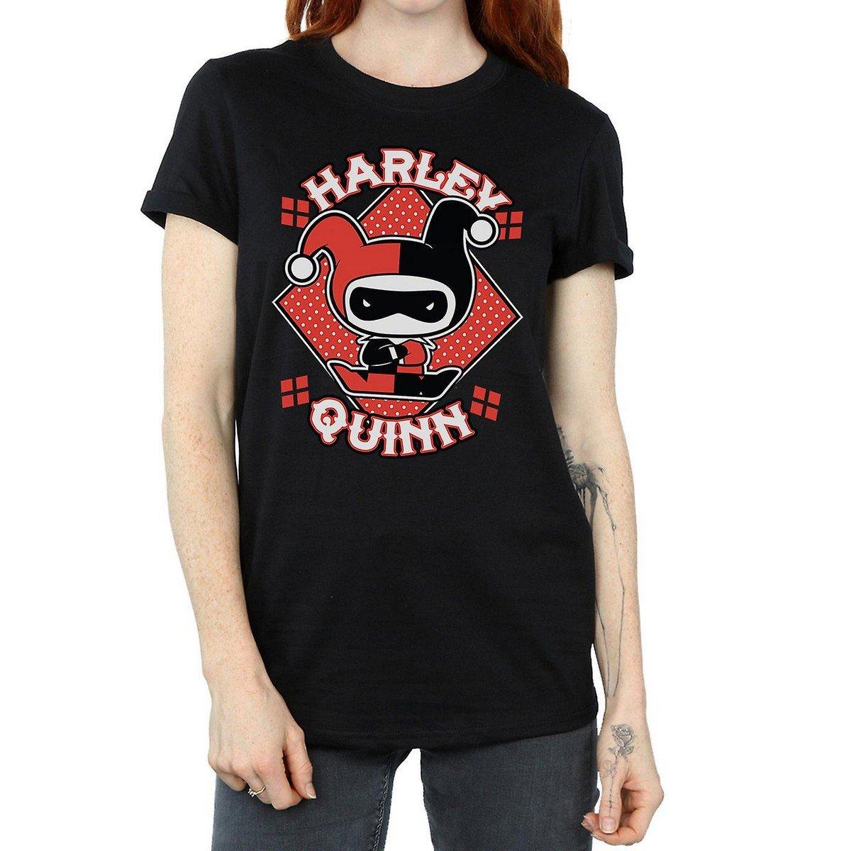 Harley Quinn Harley Quinn Chibi Logo T-Shirt