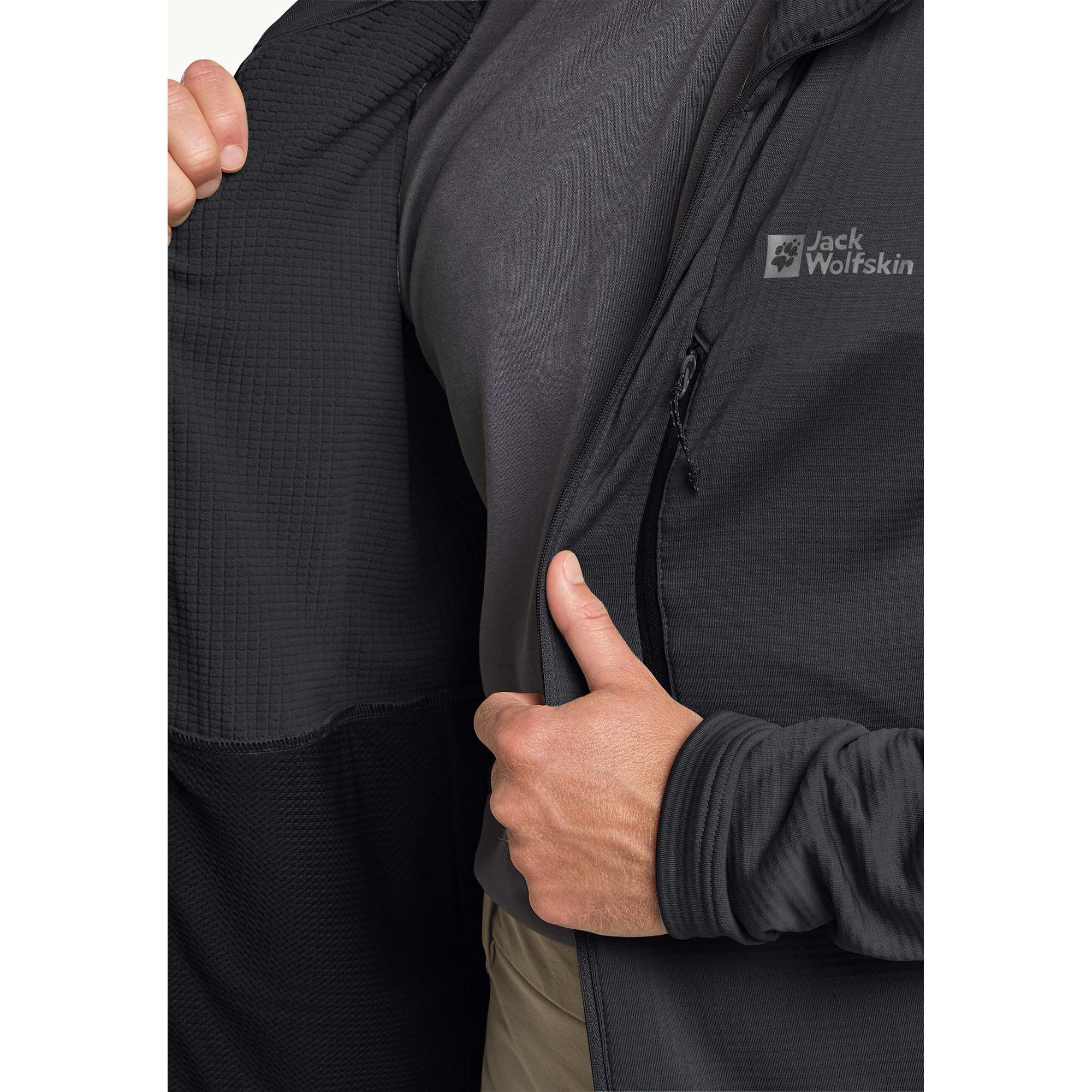 Jack Wolfskin Kolbenberg Hooded Fz M Fleecejacke mit Kapuze