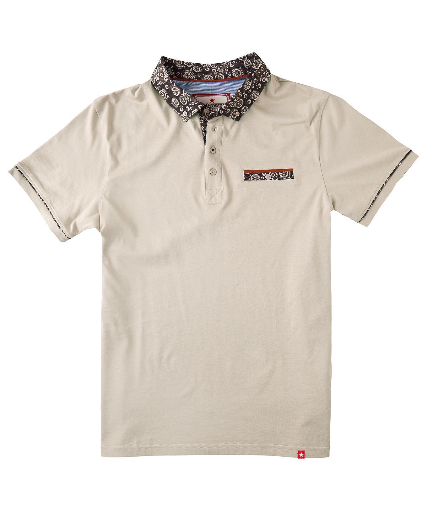 Joe Browns Polohemd mit Blumenmuster Kragen