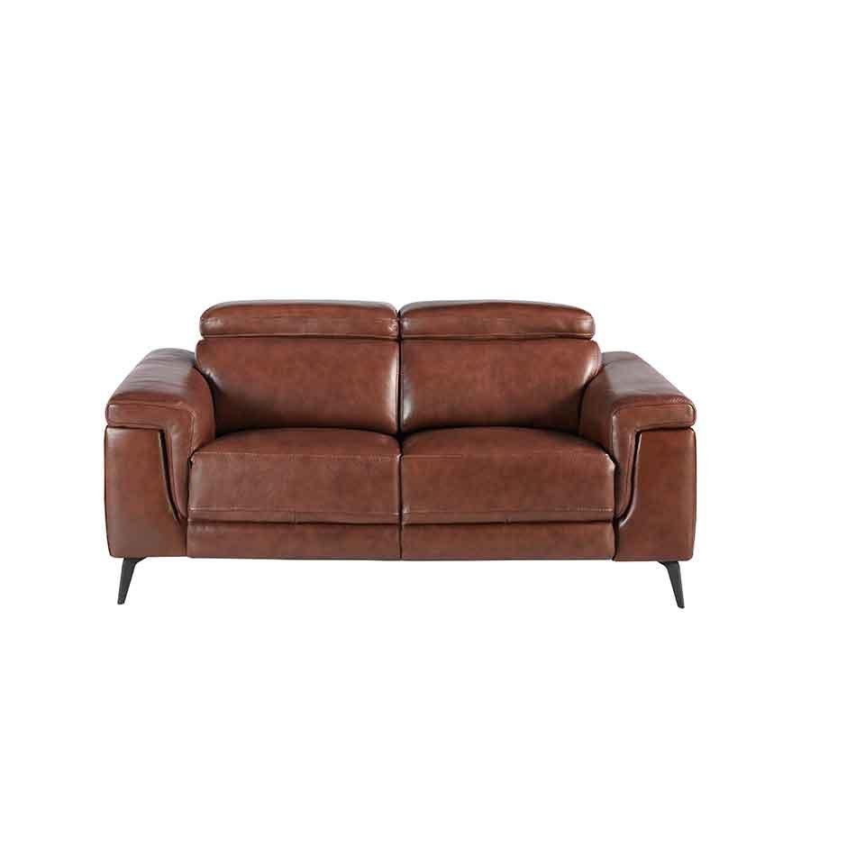 ANGEL CERDA 2-Sitzer-Sofa, gepolstert mit Rindsleder