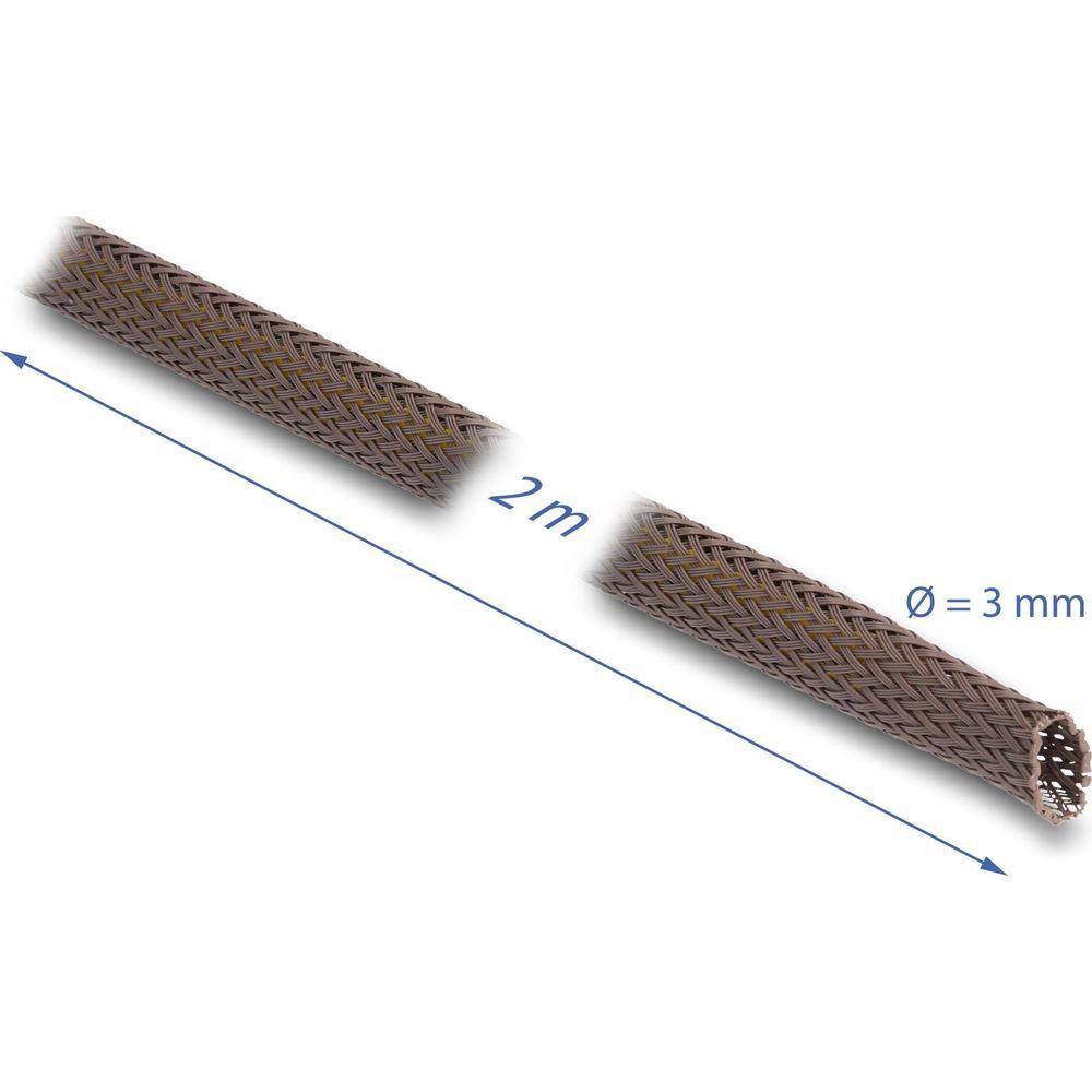 DeLock Geflechtschlauch nagerfest