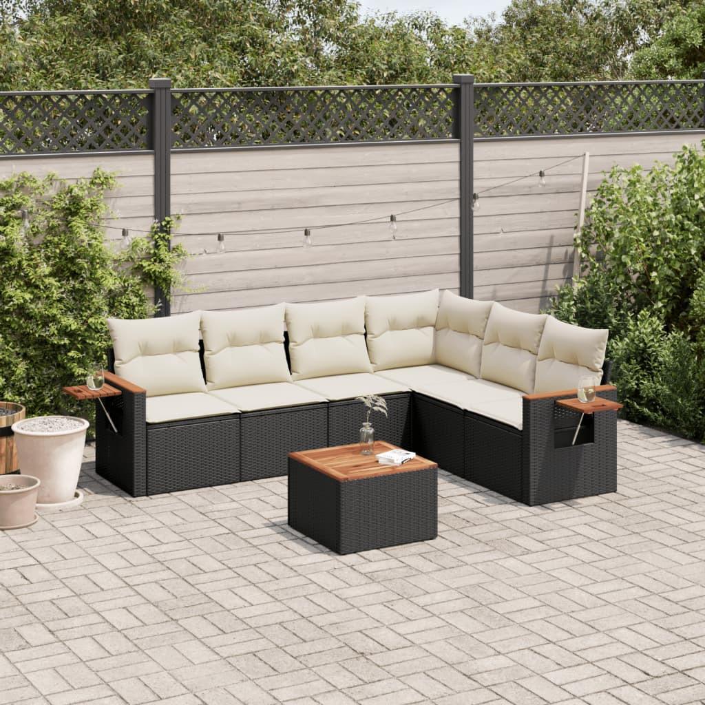 VidaXL Garten sofagarnitur poly-rattan