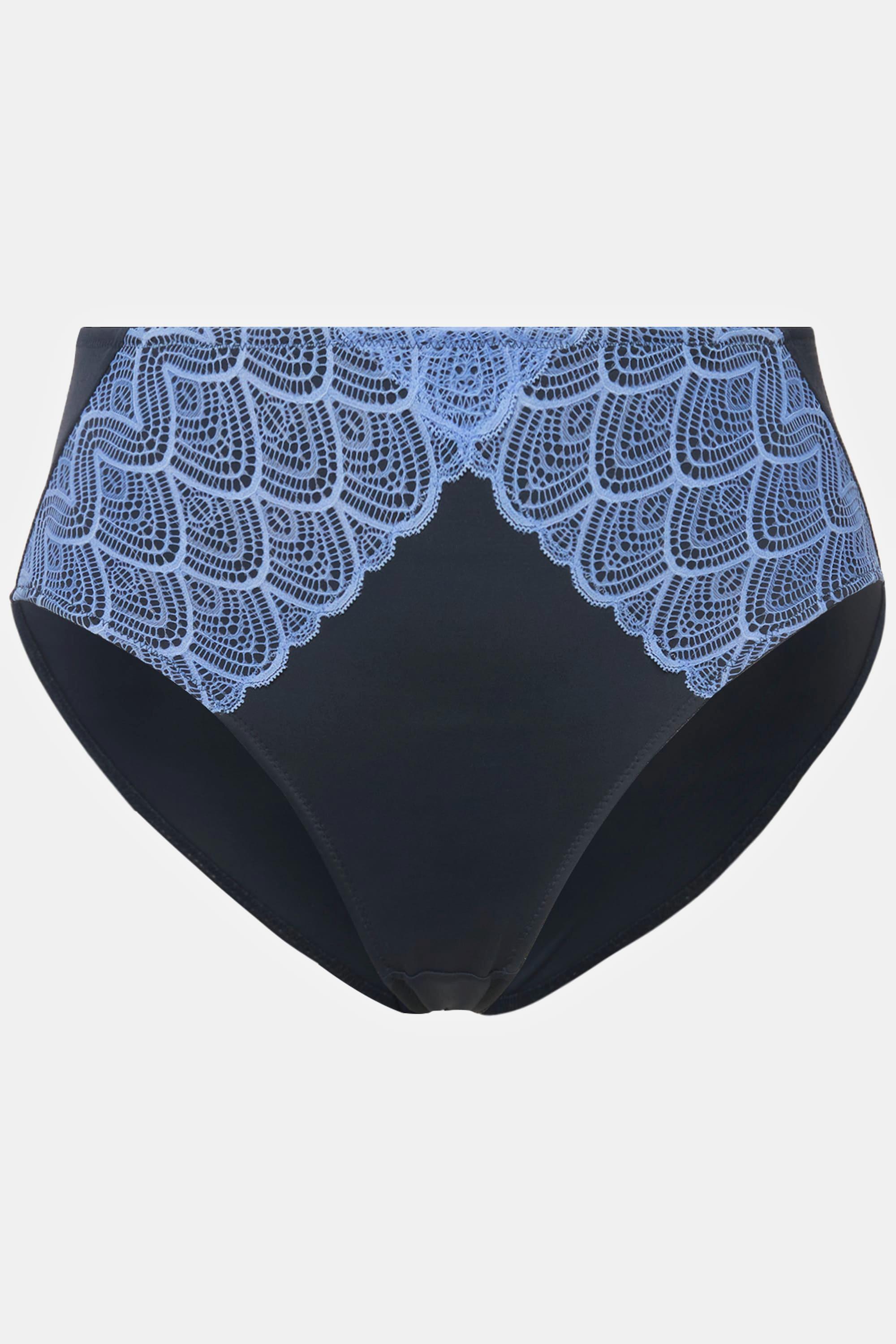 Ulla Popken Midislip, Spitzenbänder, Mikrofaser