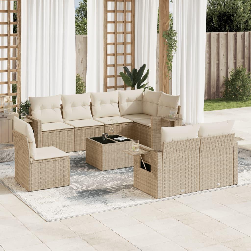 VidaXL Garten sofagarnitur poly-rattan