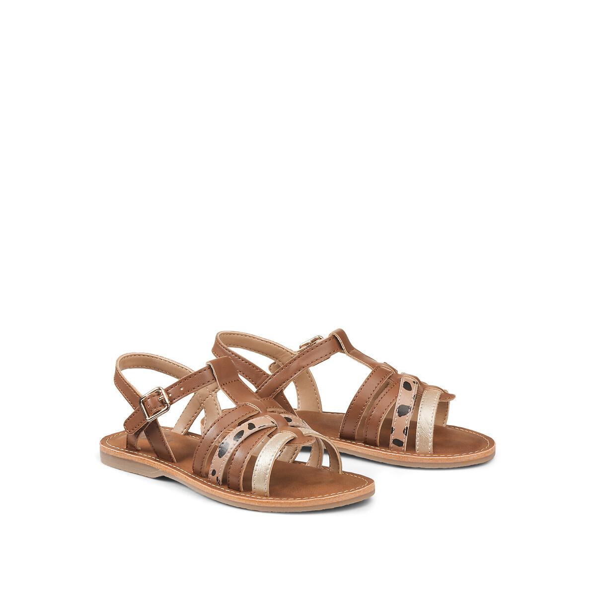 La Redoute Collections Ledersandalen