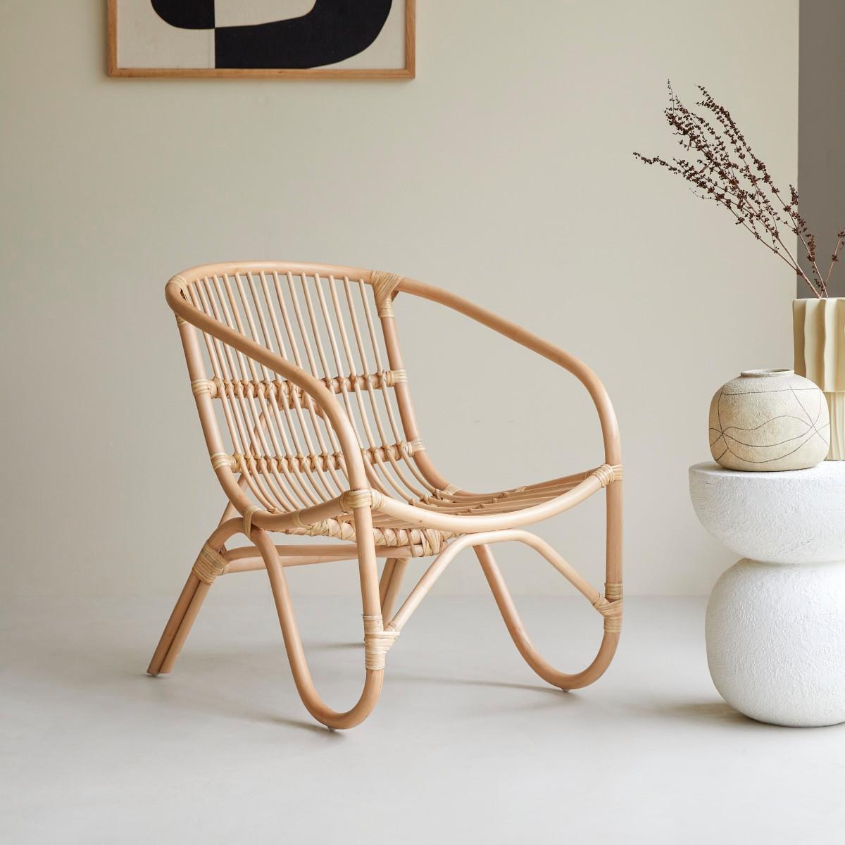 Tikamoon Sessel aus Rattan Mutine