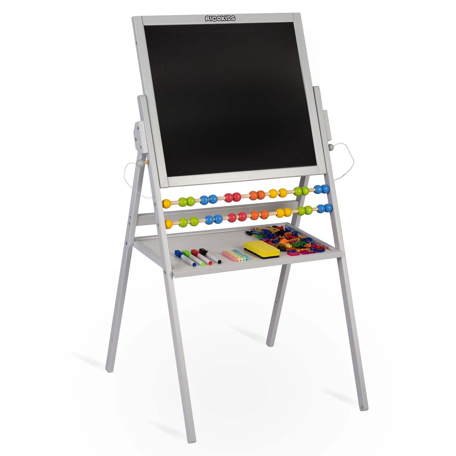 B2X Ricokids magnetischeierende Kreidetafel – Grau