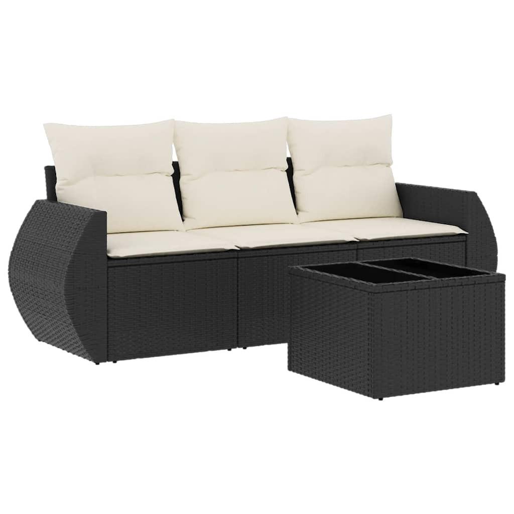 VidaXL Garten sofagarnitur poly-rattan