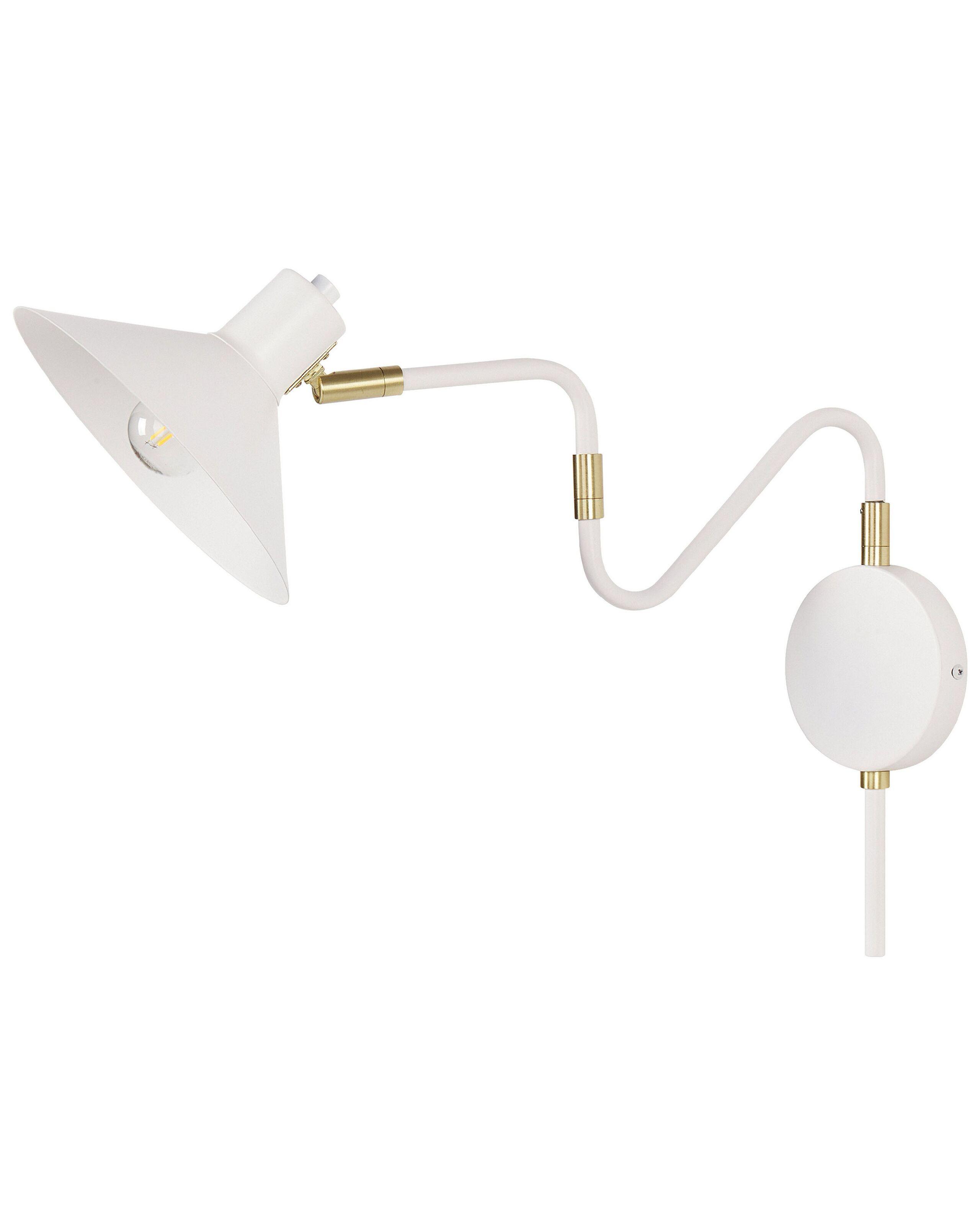 Beliani Wandlampe aus Stahl Retro BALIEM