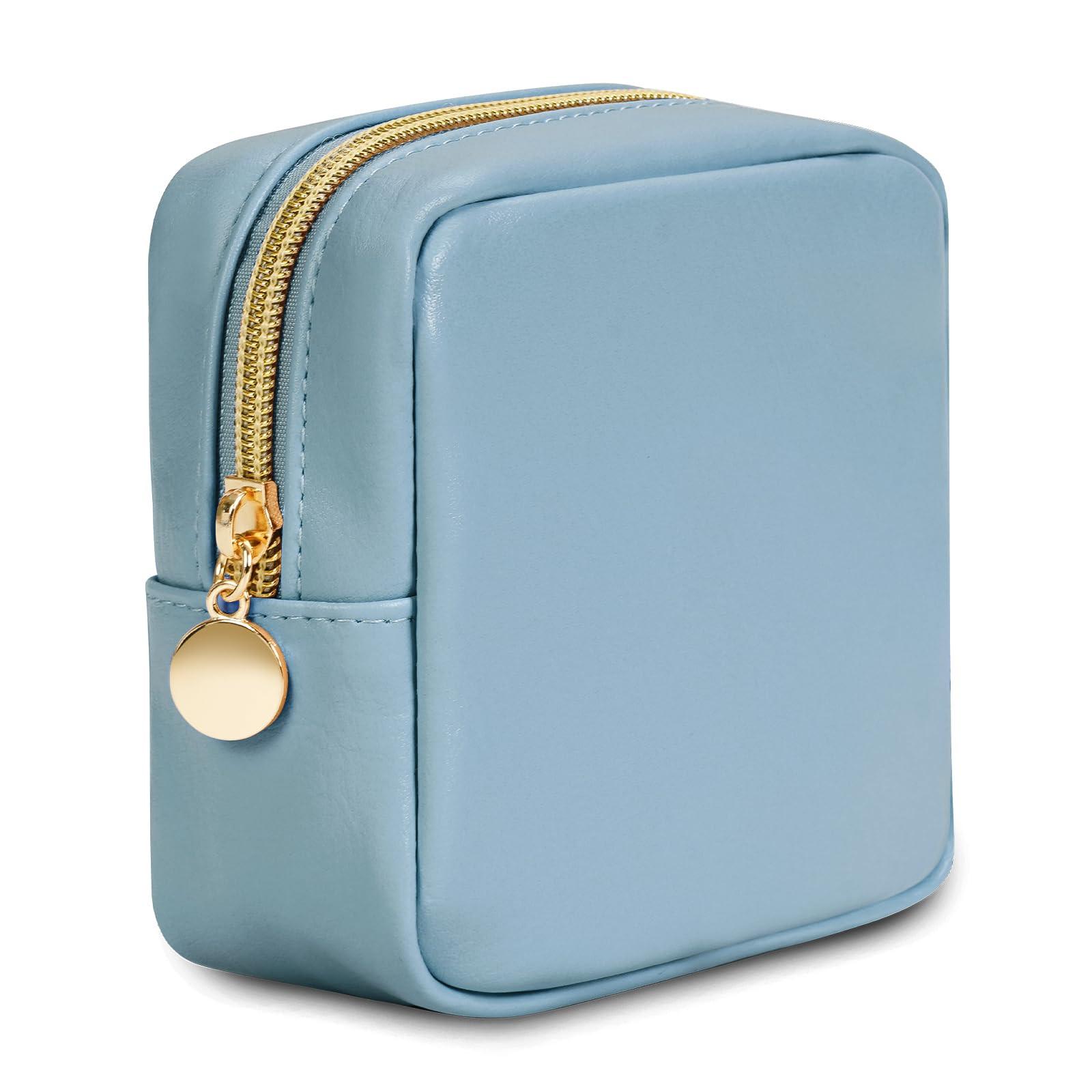 Only-bags.store Kleine für Handtasche Mini Make Up Tasche PU Leder Portable Make up Tasche mit Reißverschluss Kleine für Handtasche Mini Make Up Tasche PU Leder Portable Make up Tasche mit Reißverschluss