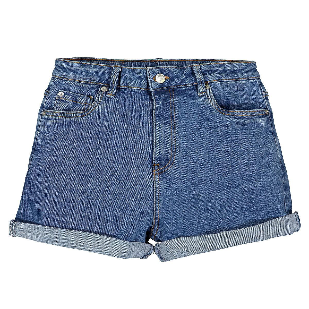 La Redoute Collections Jeansshorts mit hohem Bund
