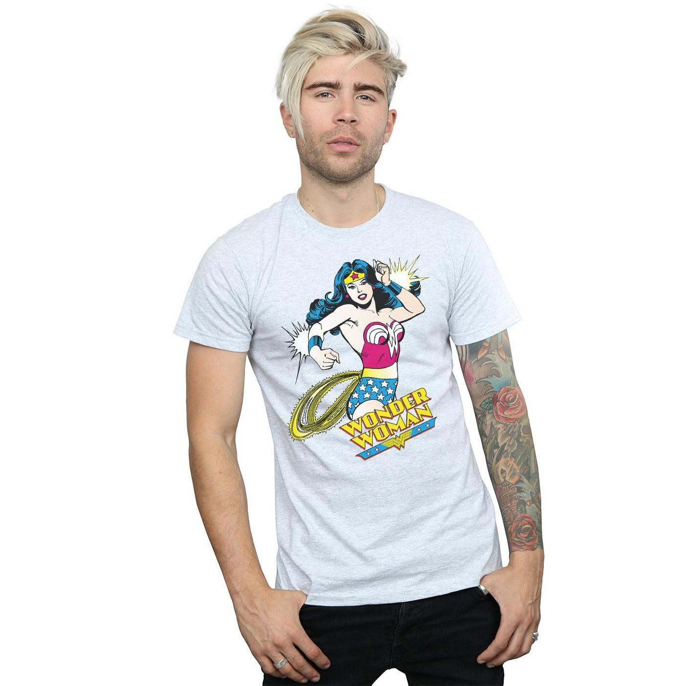 Wonder Woman Wonder Woman Lasso Logo Print T-Shirt
