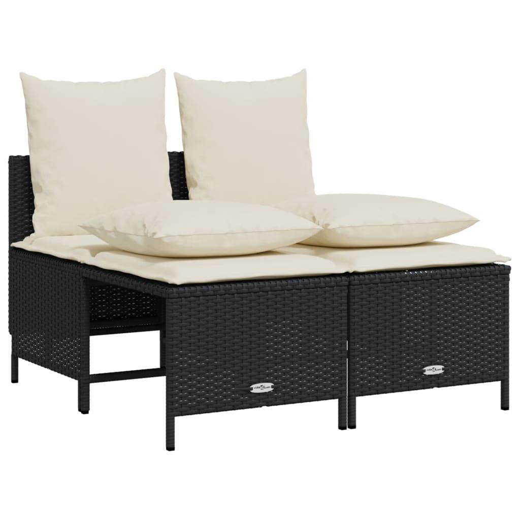 VidaXL Garten sofagarnitur poly-rattan