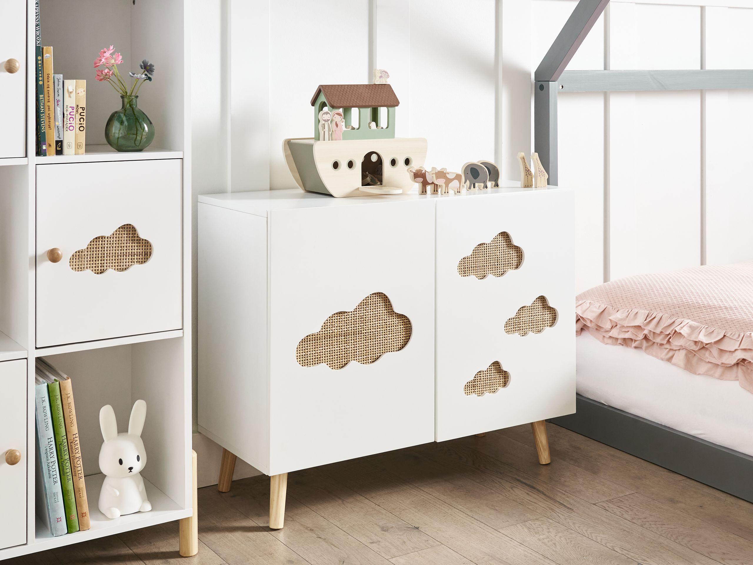 Beliani Schrank aus MDF-Platte Modern CLOUDY
