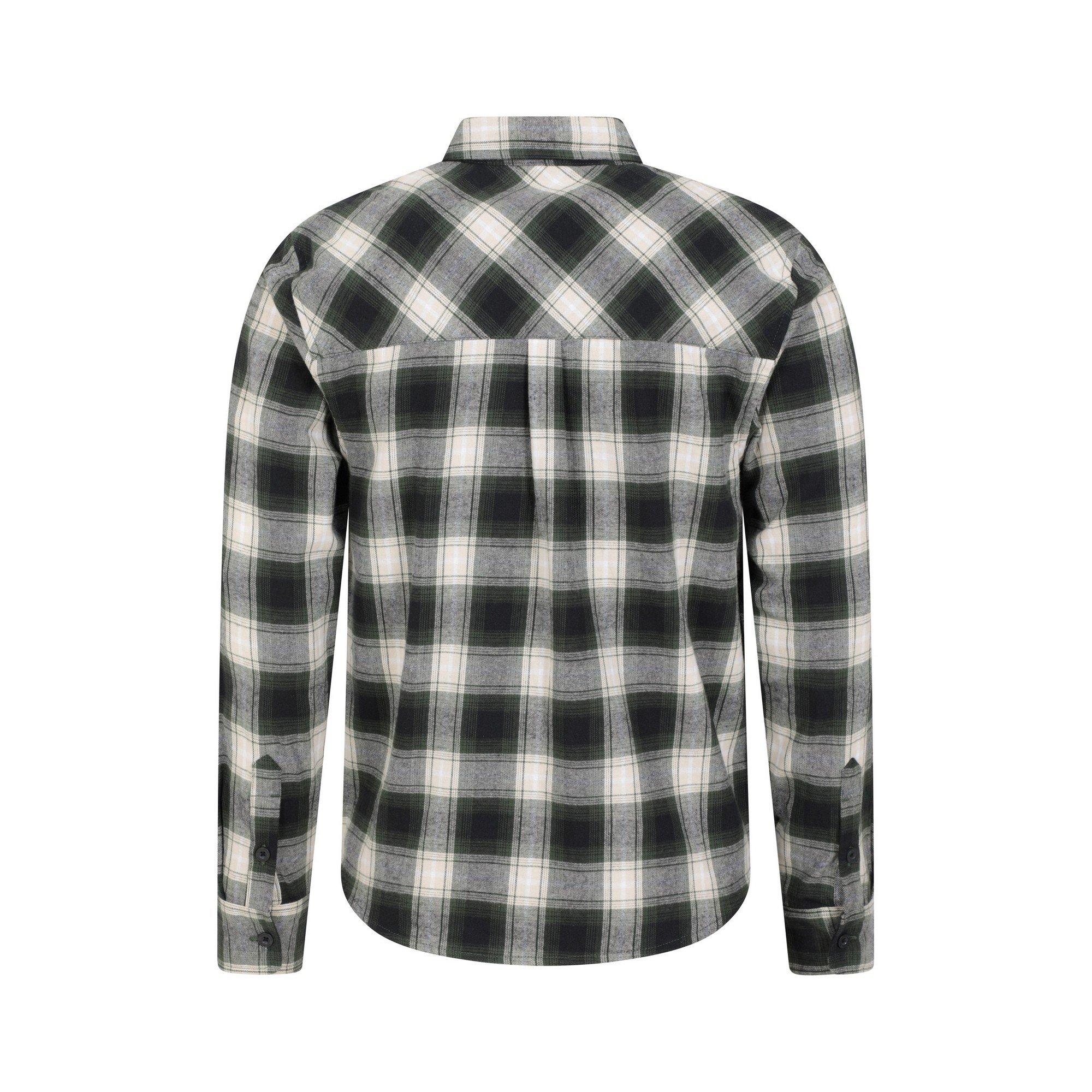 Mountain Warehouse Trace Langarm Hemd Kariert