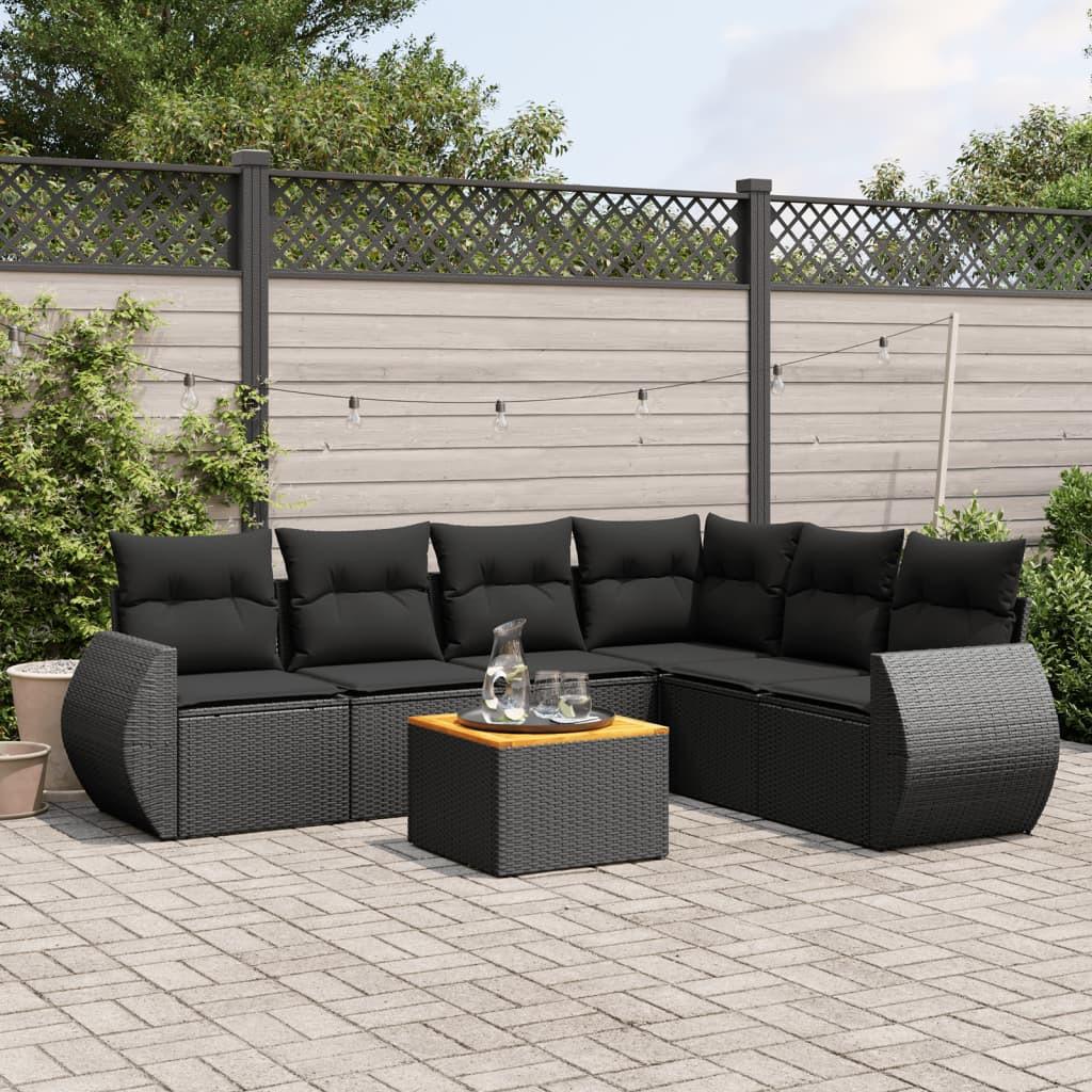 VidaXL Garten sofagarnitur poly-rattan