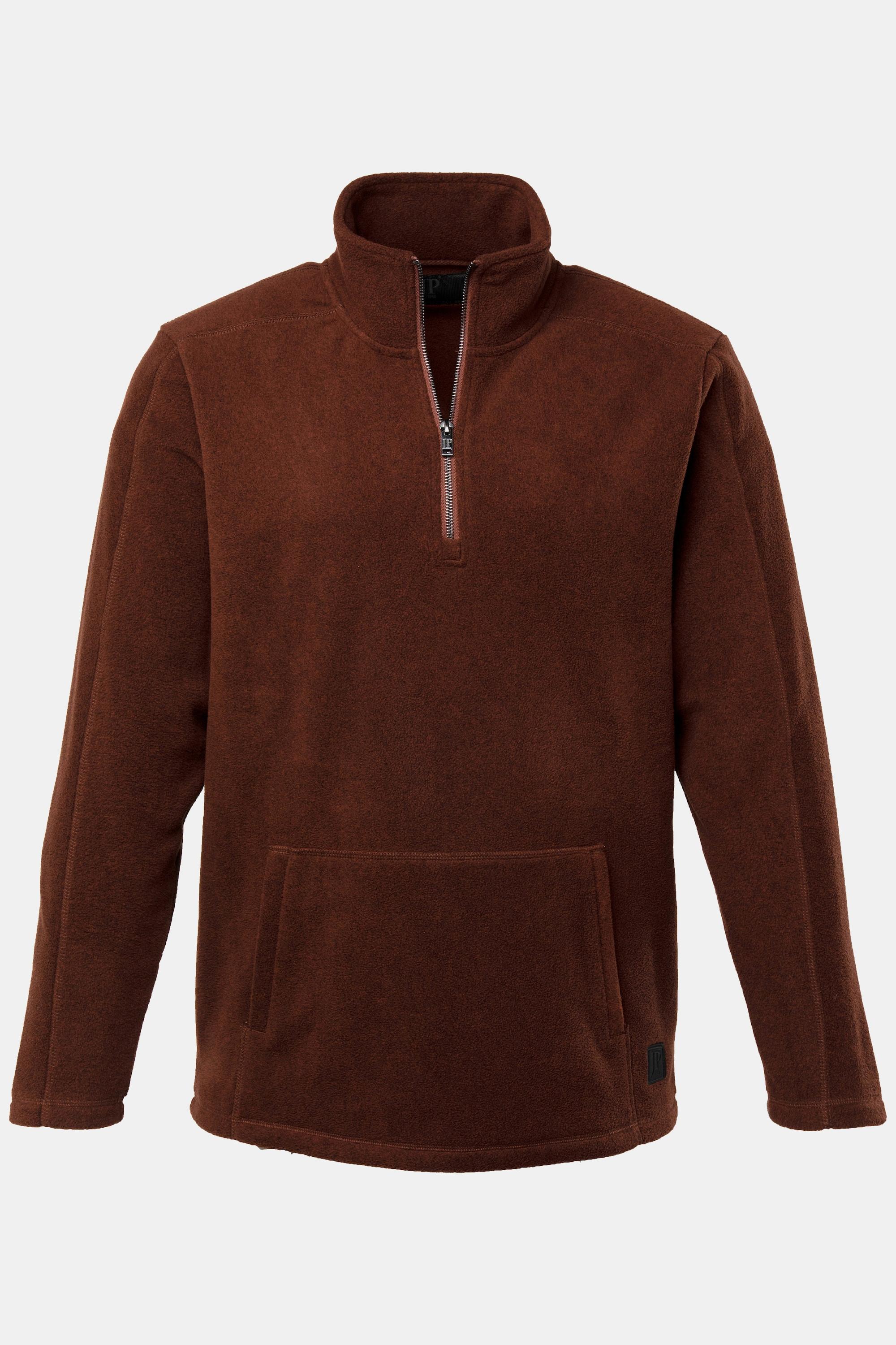 JP1880 Fleece-Troyer, Zippkragen
