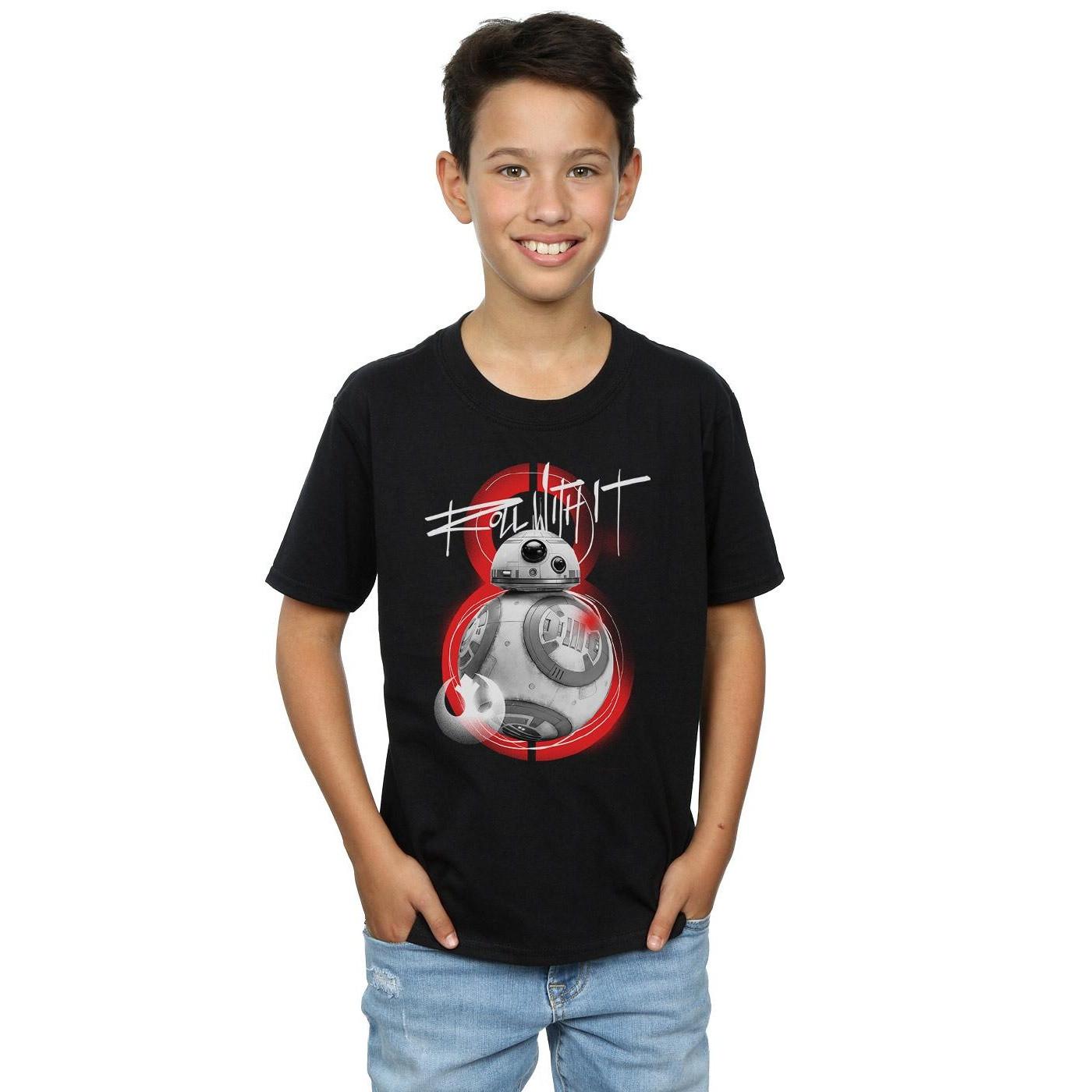 STAR WARS The Last Jedi Roll With It TShirt