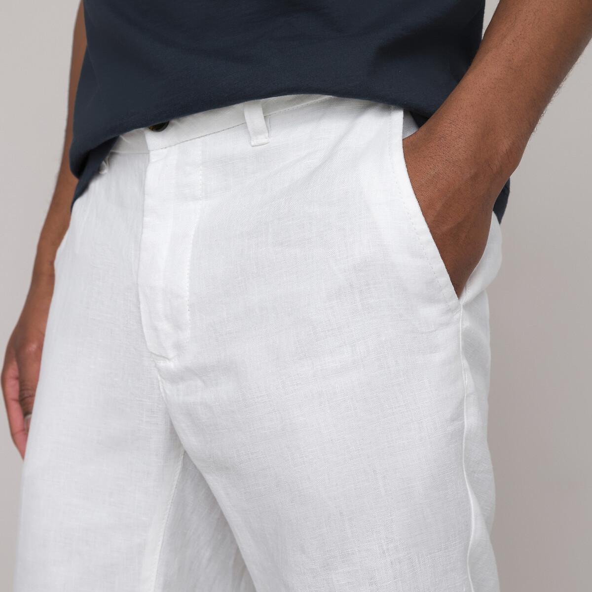 La Redoute Collections Leinen Straight Leg Hose