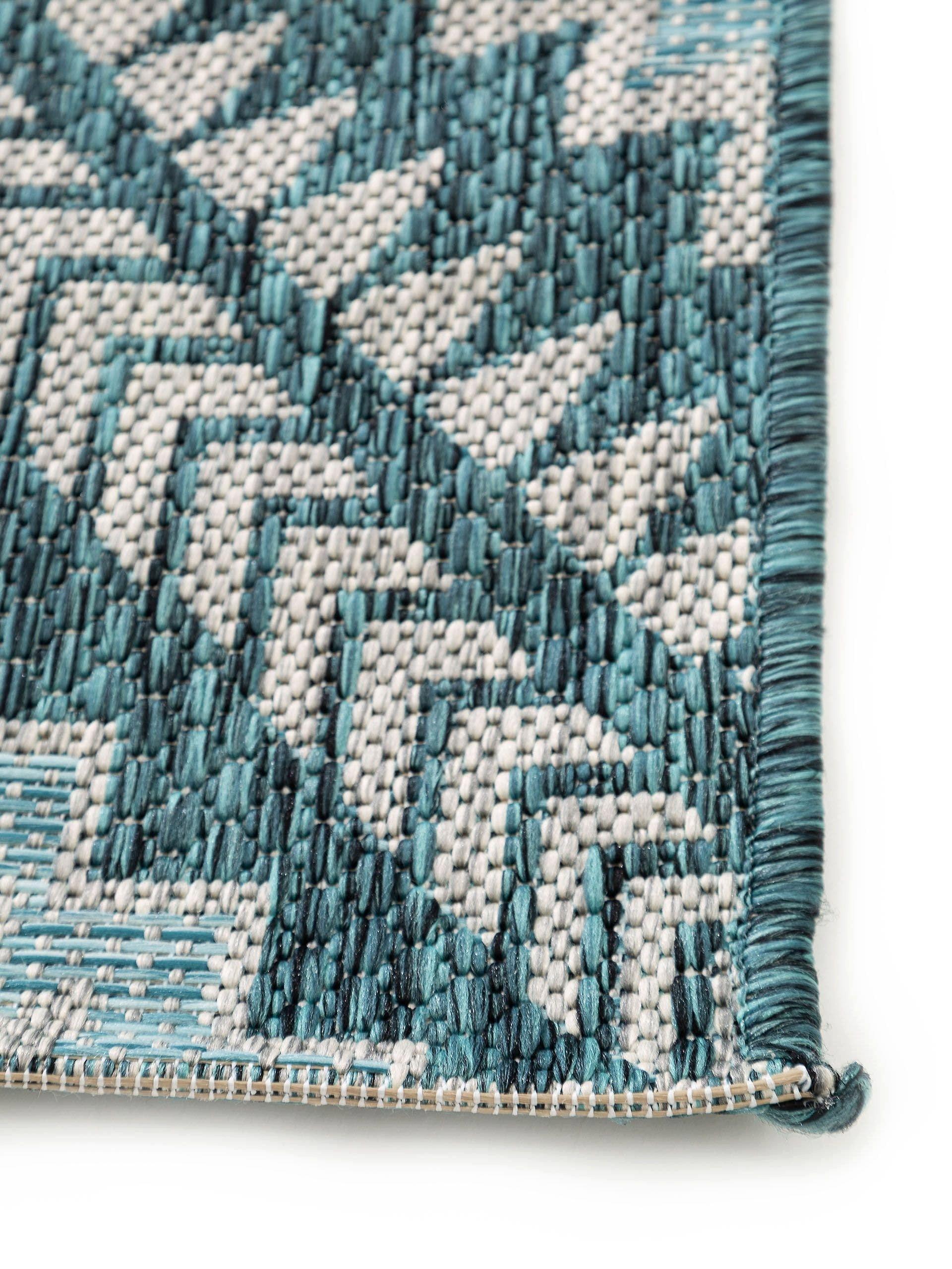 Benuta In- & Outdoor-Teppich Cleo Blau