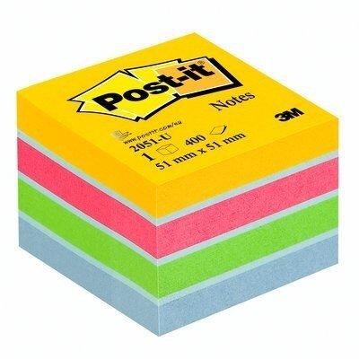 Post it POST-IT Würfel Mini 51x51mm 2051-U 4-farbig/4x100 Blatt