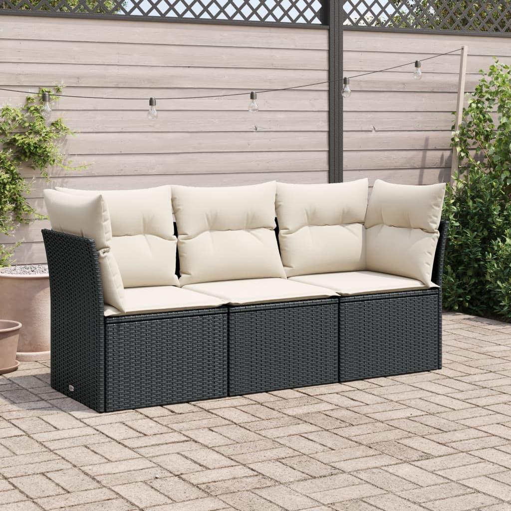 VidaXL Garten sofagarnitur poly-rattan
