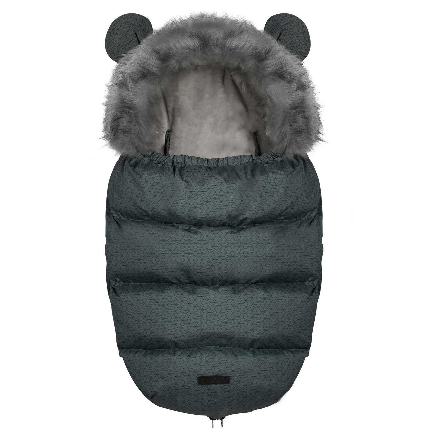 B2X Elmi Ricokids Schlafsack für Kinderwagen und Schlitten – Graphit